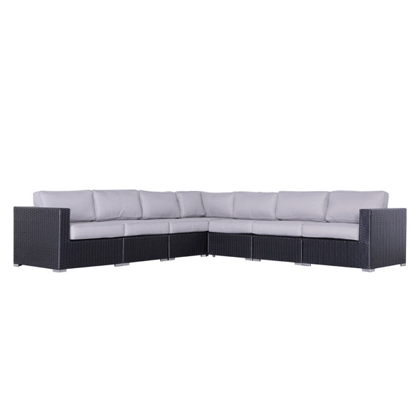 Latitude Run® 7 Piece Sectional Seating Group with Cushions Wayfair